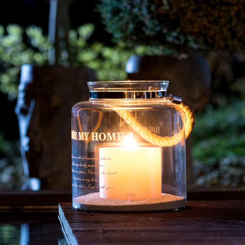 Qult Farluce Trend - Teelichthalter in Kerzenform - Lieblingsmensch